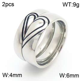 Stainless Steel Lover Ring