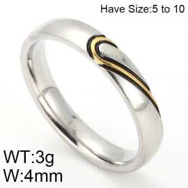 Stainless Steel Gold-plating Ring