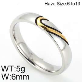 Stainless Steel Gold-plating Ring