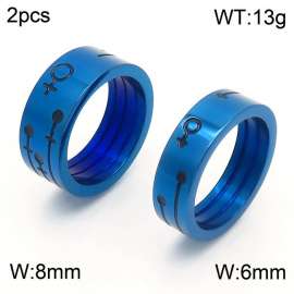 Stainless Steel Lover Ring