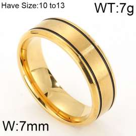 Stainless Steel Gold-plating Ring