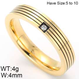 Stainless Steel Gold-plating Ring