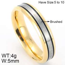 Stainless Steel Gold-plating Ring