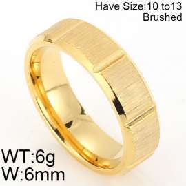 Stainless Steel Gold-plating Ring