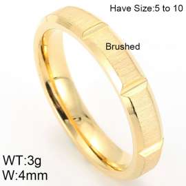 Stainless Steel Gold-plating Ring