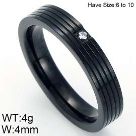 Stainless Steel Black-plating Ring