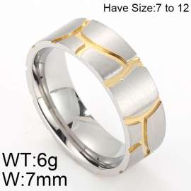 Stainless Steel Gold-plating Ring