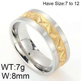 Stainless Steel Gold-plating Ring