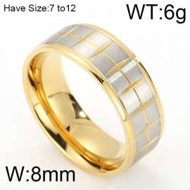 Stainless Steel Gold-plating Ring