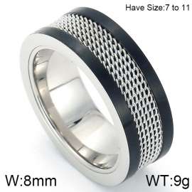 Stainless Steel Black-plating Ring