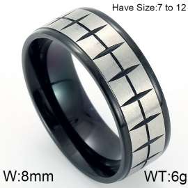 Stainless Steel Black-plating Ring