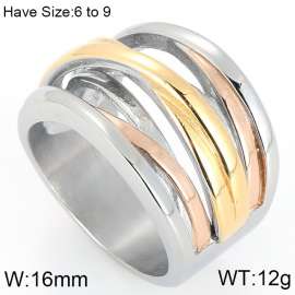 Stainless Steel Gold-plating Ring