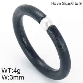 Stainless Steel Black-plating Ring