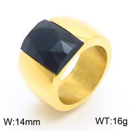 Wholesale Cheap Stainless Steel Singel Big Stone Ring designs