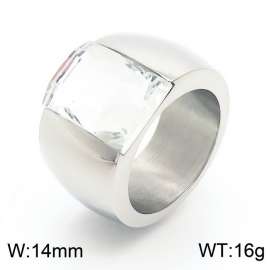 Wholesale Jewelry Stone Stainless Steel Wedding Ring