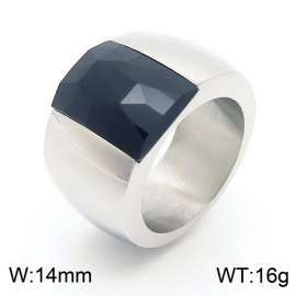 Professional Stainless Steel Jewelry Gold Plated Stone Ring