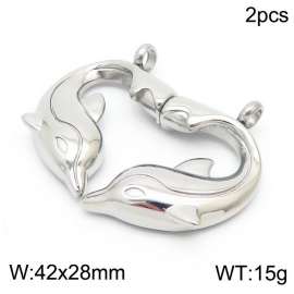 Stainless Steel Dolphin  Accessory Silver Color