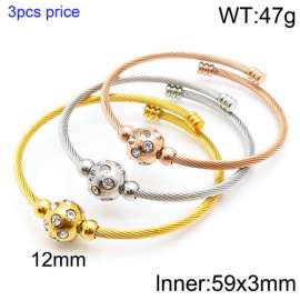 Stainless Steel Wire Bangle