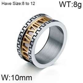 Stainless Steel Gold-plating Ring