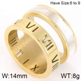 Stainless Steel Gold-plating Ring