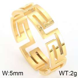 Stainless Steel Gold-plating Ring