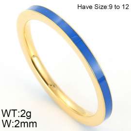 Stainless Steel Gold-plating Ring