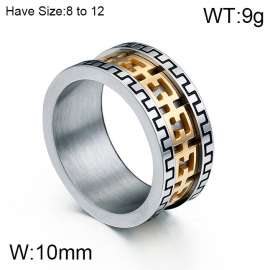 Stainless Steel Gold-plating Ring