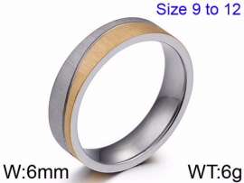 Stainless Steel Gold-plating Ring