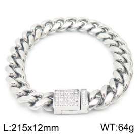 Stainless Steel Stone Bracelet