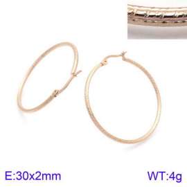 SS Rose Gold-Plating Earring