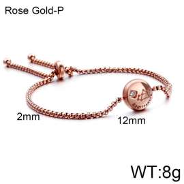 Stainless Steel Rose Gold-plating Bracelet