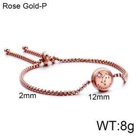 Stainless Steel Rose Gold-plating Bracelet