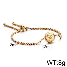 Stainless Steel Gold-plating Bracelet