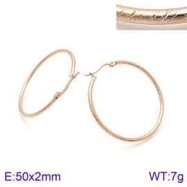 SS Rose Gold-Plating Earring