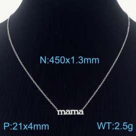 Stainless steel 450x1.3mm welding chain simple style mama jewelry for mother's day classic sivler necklace
