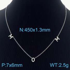 Stainless steel 450x1.3mm welding chain simple style mom jewelry for mother's day classic sivler necklace