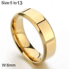 Stainless Steel Gold-plating Ring