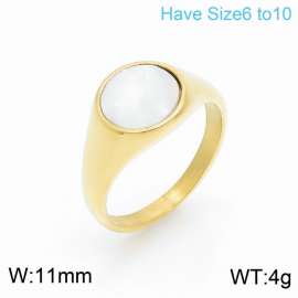 Stainless Steel Gold-plating Ring