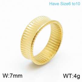 Stainless Steel Gold-plating Ring