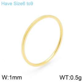 Stainless Steel Gold-plating Ring