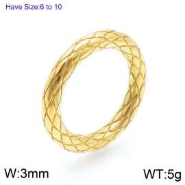 Stainless Steel Gold-plating Ring