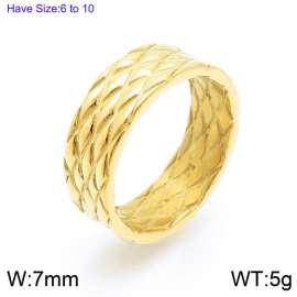 Stainless Steel Gold-plating Ring