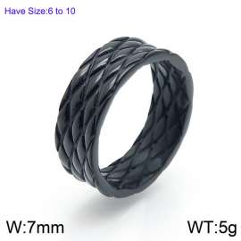 Stainless Steel Black-plating Ring