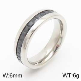 Stainless Steel Stone&Crystal Ring