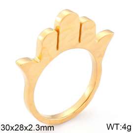 Stainless Steel Gold-plating Ring