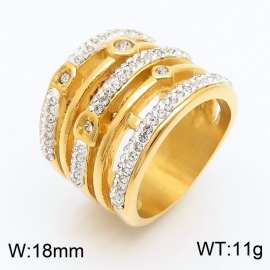 Stainless Steel Gold-plating Ring