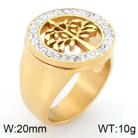 Stainless Steel Gold-plating Ring