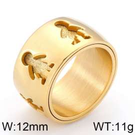 Stainless Steel Gold-plating Ring