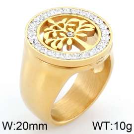 Stainless Steel Gold-plating Ring