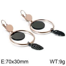 SS Rose Gold-Plating Earring